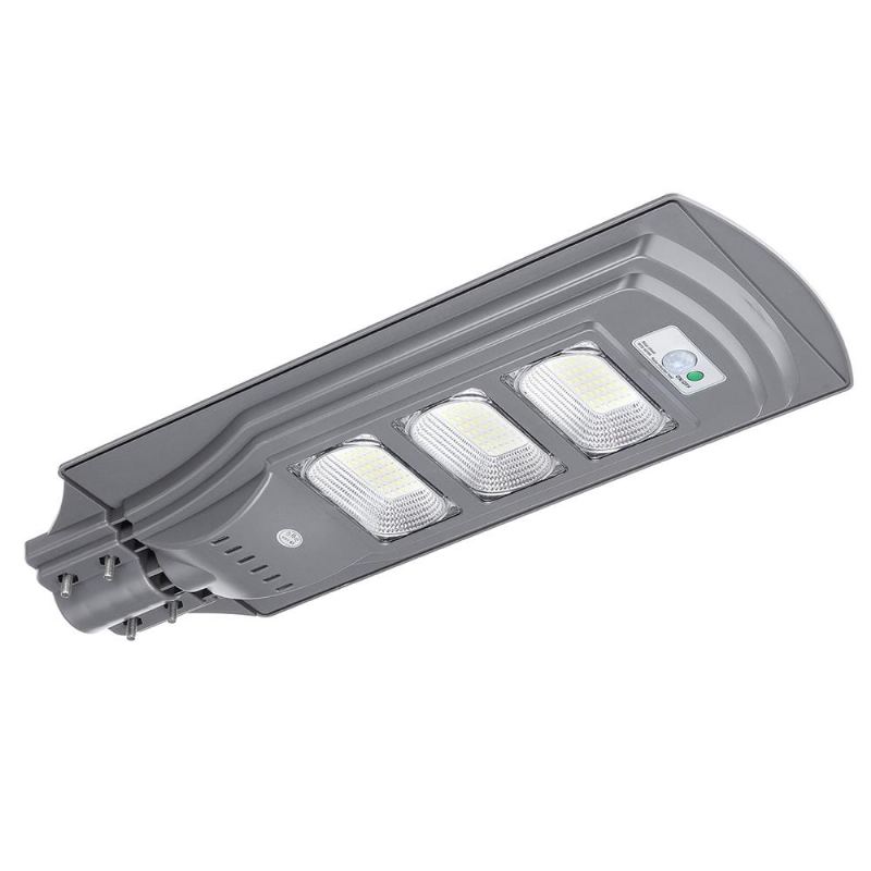 120w Super Jasné Venkovní Led Ovládání Solárního Světla Pir Pohybový Senzor Wall Street Light Zahradní Nádvoří Palubní Lampa