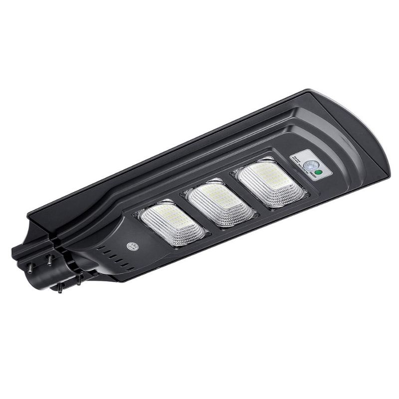 120w Super Jasné Venkovní Led Ovládání Solárního Světla Pir Pohybový Senzor Wall Street Light Zahradní Nádvoří Palubní Lampa