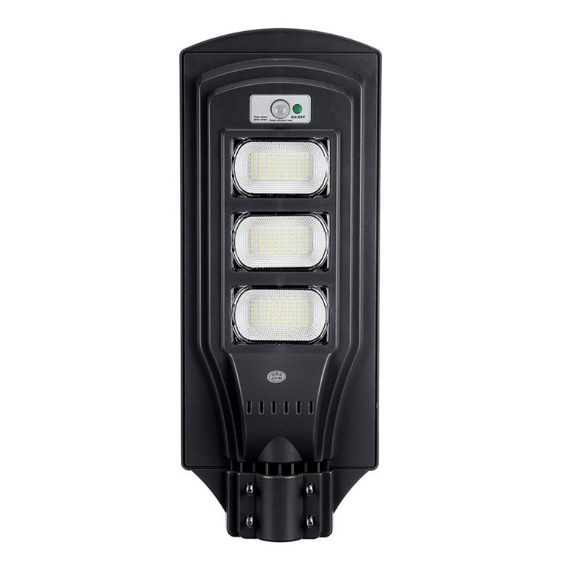 120w Super Jasné Venkovní Led Ovládání Solárního Světla Pir Pohybový Senzor Wall Street Light Zahradní Nádvoří Palubní Lampa