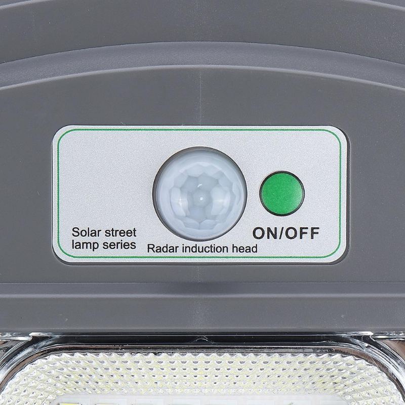 120w Super Jasné Venkovní Led Ovládání Solárního Světla Pir Pohybový Senzor Wall Street Light Zahradní Nádvoří Palubní Lampa