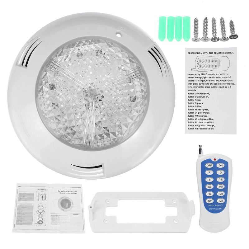 12v 144 Led Rgb Podvodní Osvětlení Bazénu Žárovka Žárovky
