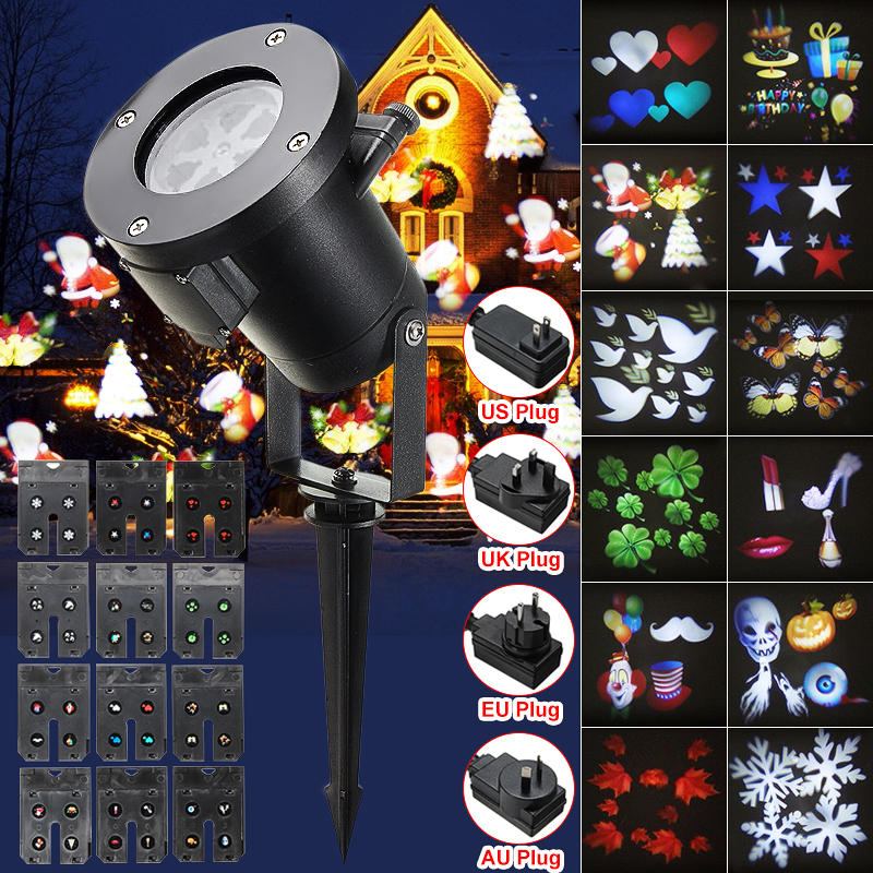 12vzorová Vodotěsná Led Pohyblivá Lampa Pro Jevištní Vánoční Halloweenskou Lampu