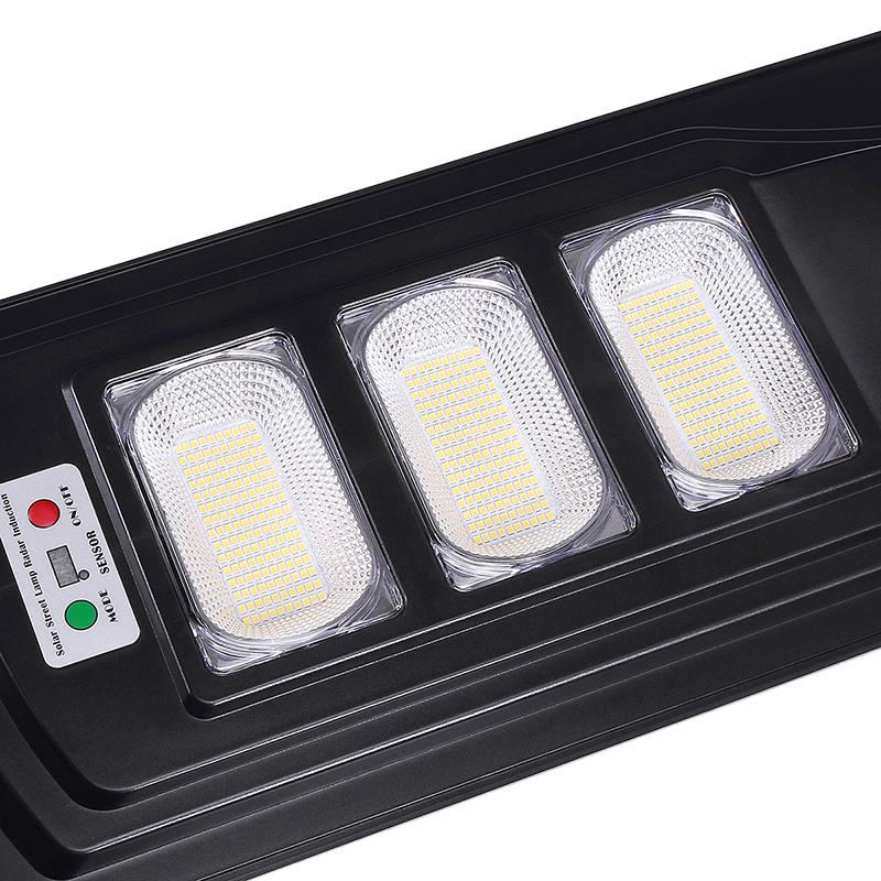 150/300/450led Solární Pouliční Světlo Pir Nástěnná Lampa S Pohybovým Senzorem S Dálkovým Vodotěsným