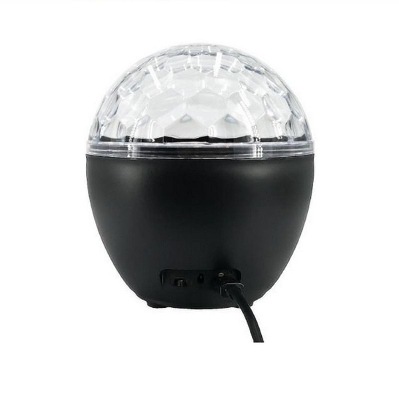16 Barev Bluetooth Reproduktor Disco Koule Mini Hudba Audio Scéna Světlo Dálkové Ovládání Přenosný Projektor Klubová Párty