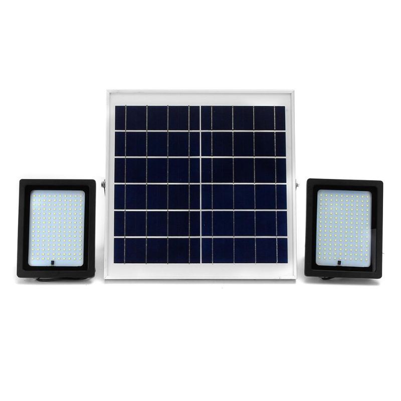 2 Ks 20w Vodotěsné 150 Led Flood Light Dálkové Ovládání Světelný Senzor Solární Světlo