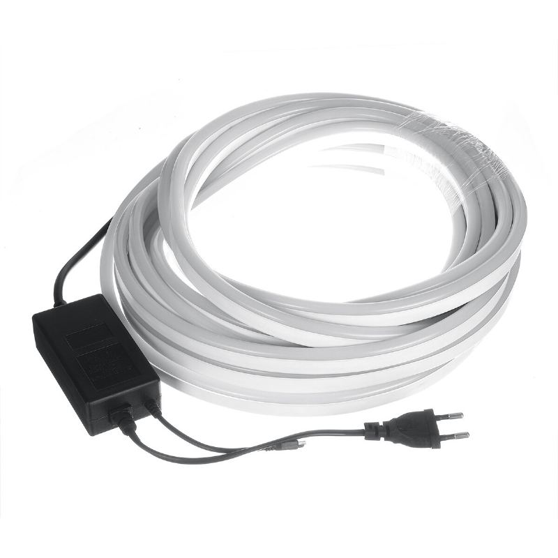 220v Led Pásek 8*16mm Rgb Neon Flex Provazové Světlo 1/5/10m Vodotěsná Led Páska 5050 Led Tube Ip65 Řetězová Lampa Vícebarevná Pro Domácí Kutily Vánoční Dekorace
