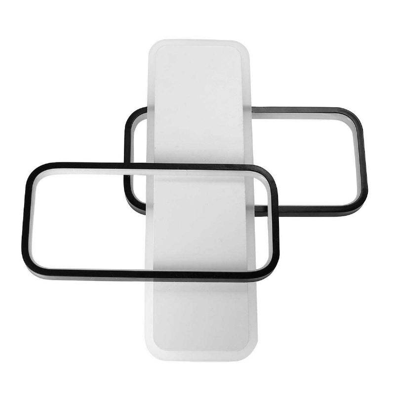 24w Moderní Led Stropní Svítidlo Obdélníkové Lampa Obývací Pokoj Ložnice Dálkové Ovládání