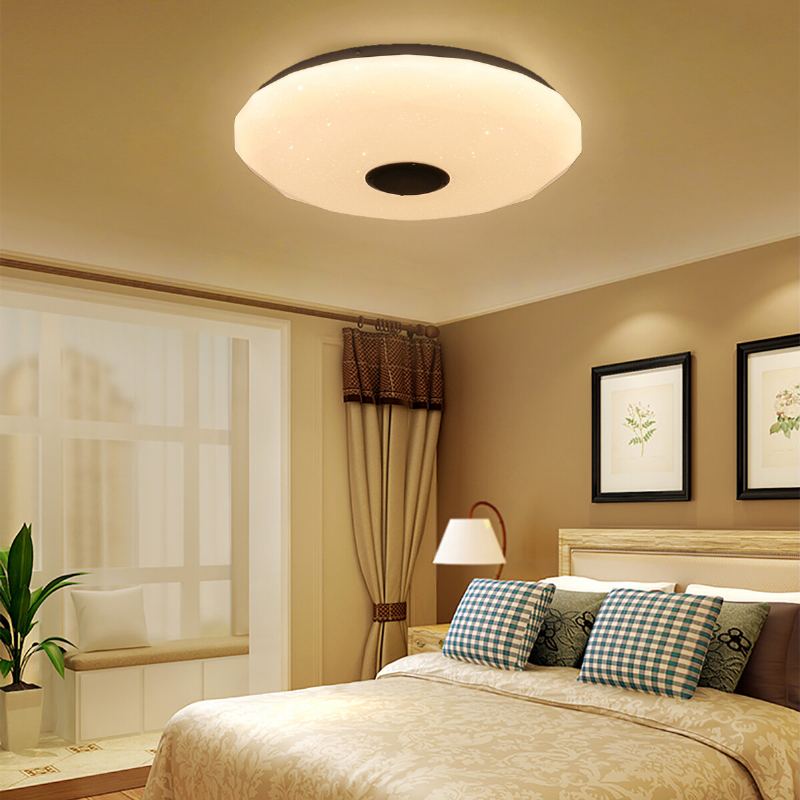 33cm/40cm 36w Led Rgb Hudební Chytrá Stropní Lampa Bluetooth App/dálkové Ovládání Kuchyň Ložnice Koupelna 85-265v