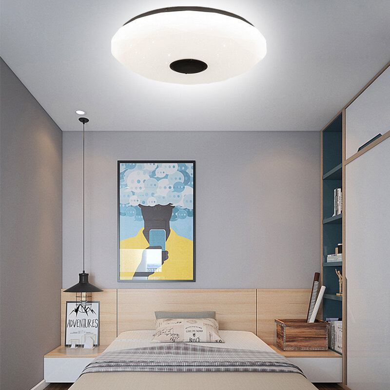 33cm/40cm 36w Led Rgb Hudební Chytrá Stropní Lampa Bluetooth App/dálkové Ovládání Kuchyň Ložnice Koupelna 85-265v