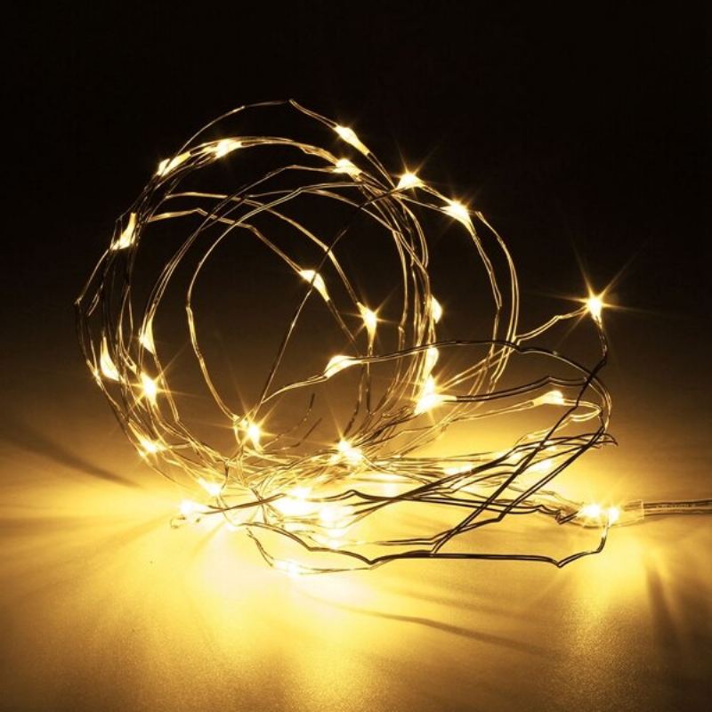 3m Vodotěsná Led Baterie Mini Led Měděný Drát Pohádkový Řetěz Světlo Holiday Light Party Christmas