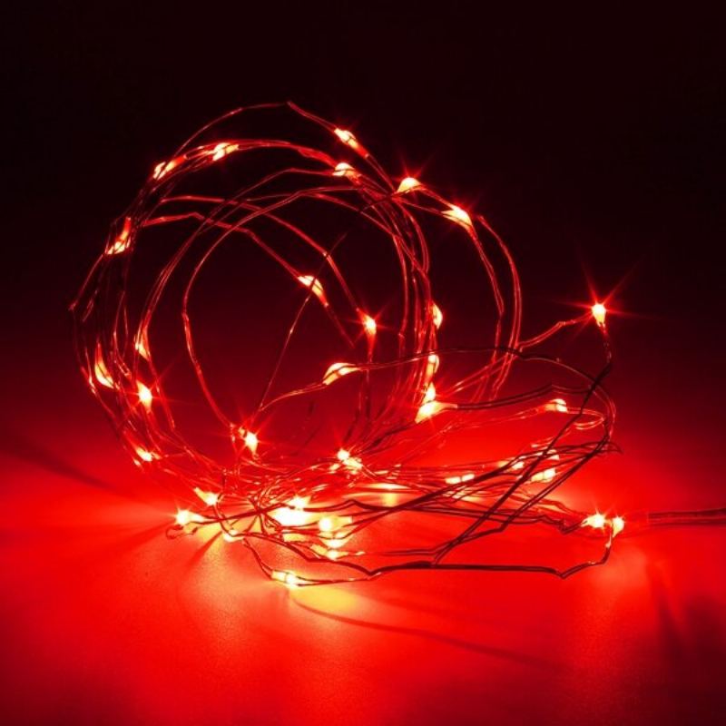 3m Vodotěsná Led Baterie Mini Led Měděný Drát Pohádkový Řetěz Světlo Holiday Light Party Christmas