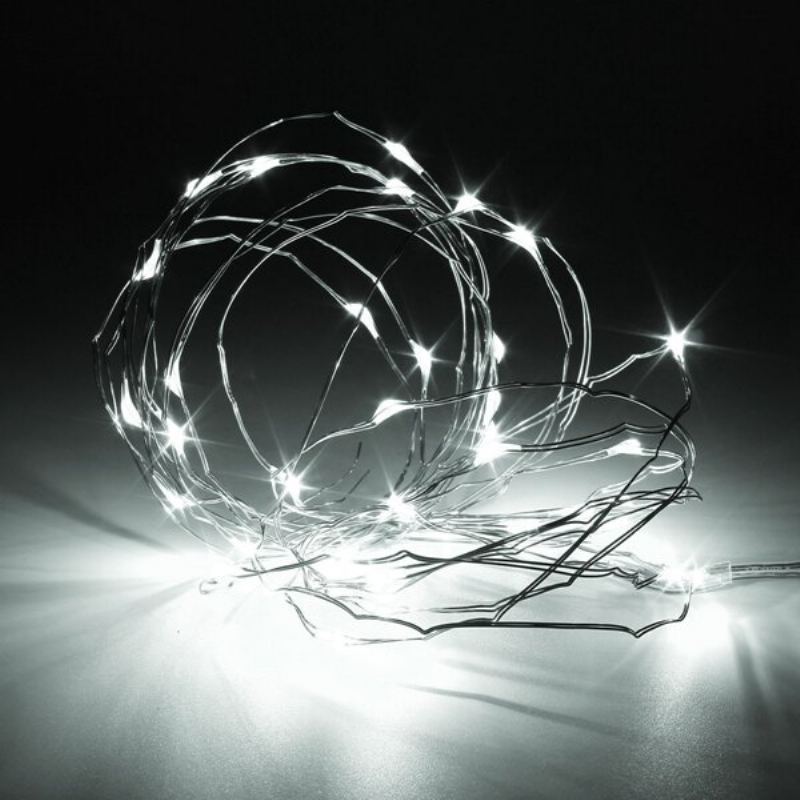 3m Vodotěsná Led Baterie Mini Led Měděný Drát Pohádkový Řetěz Světlo Holiday Light Party Christmas