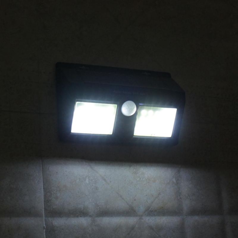 40 Led Solárně Napájené Pir Nástěnné Svítidlo S Pohybovým Senzorem Vodotěsné Bezpečnostní Bílé Světlo Zahrada Venkovní