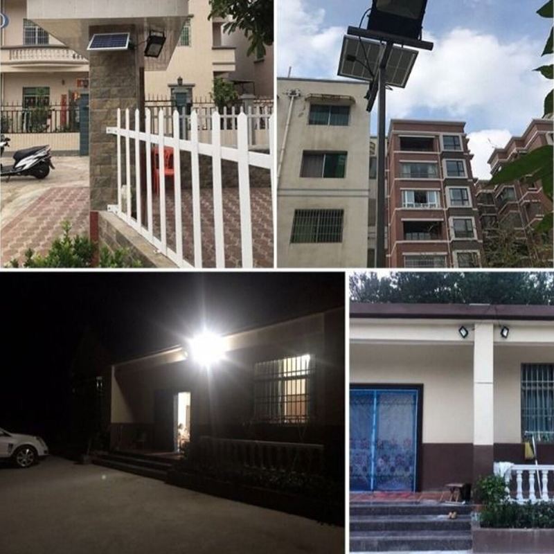 44/170led Solární Nástěnná Svítidla Venkovní Vodotěsná Infračervená Zahradní Lampa Dálkové Ovládání Vodotěsné Indukční Světlo S Časováním