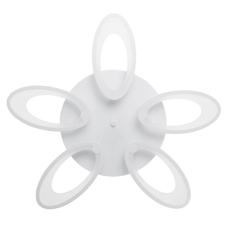 5 Hlav Moderní Led Stropní Akrylátová Domácí Svítidla Lustrová Lampa + Dálkové 3200-6500k
