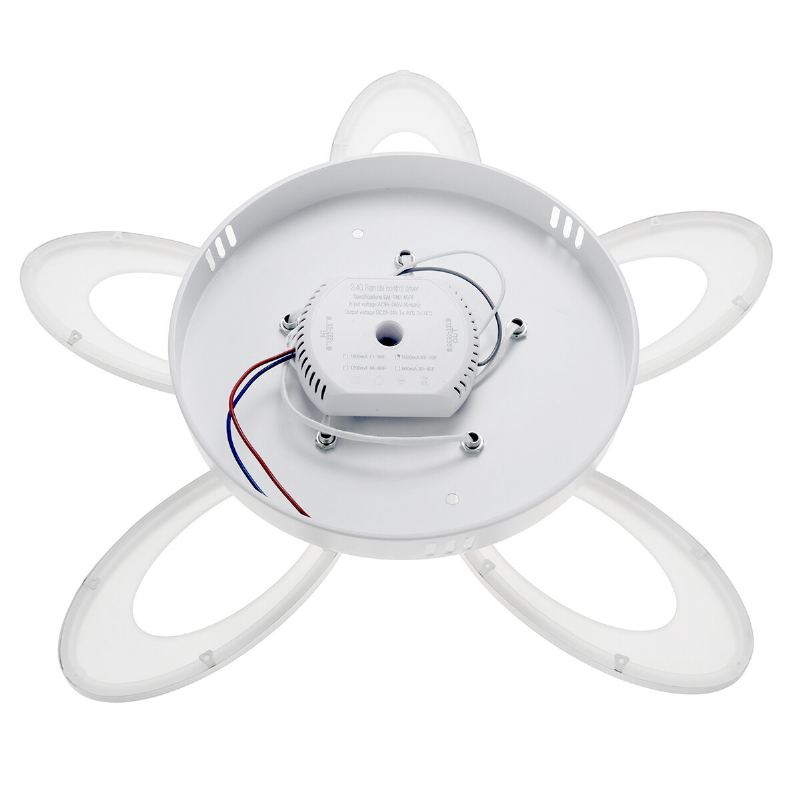 5 Hlav Moderní Led Stropní Akrylátová Domácí Svítidla Lustrová Lampa + Dálkové 3200-6500k