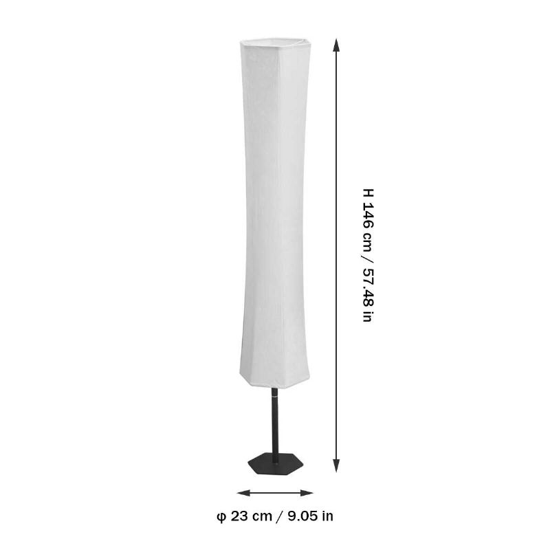 58" Měkké Světlo Moderní Led Stojací Lampa Rgb Barva Měnící Látkové Stínění App+dálkové Ovládání