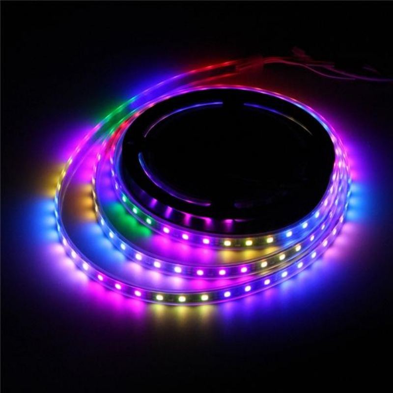 5m 57.5w Dc 12v Vodotěsné Ip67 Ws2811 300 Smd 5050 Led Rgb Vyměnitelné Flexibilní Páskové Světlo