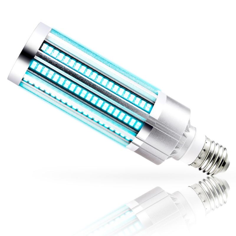 60w 220v Uv Sterilizační Lampa E27 Led Uvc Žárovka Dálkové Ovládání Dezinfekční Světlo Sterilizátor Ozón Zabíjí Bakterie Roztoče