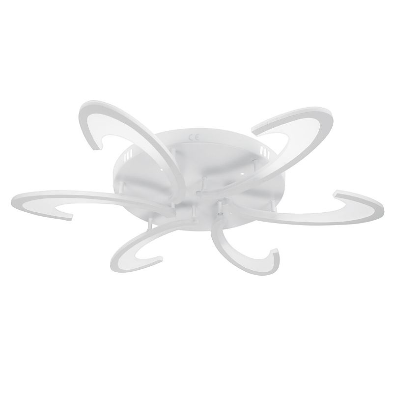 6hlavé Moderní Led Akrylátové Stropní Svítidlo Závěsné Světlo Lustry Ložnice+dálkové Ovládání