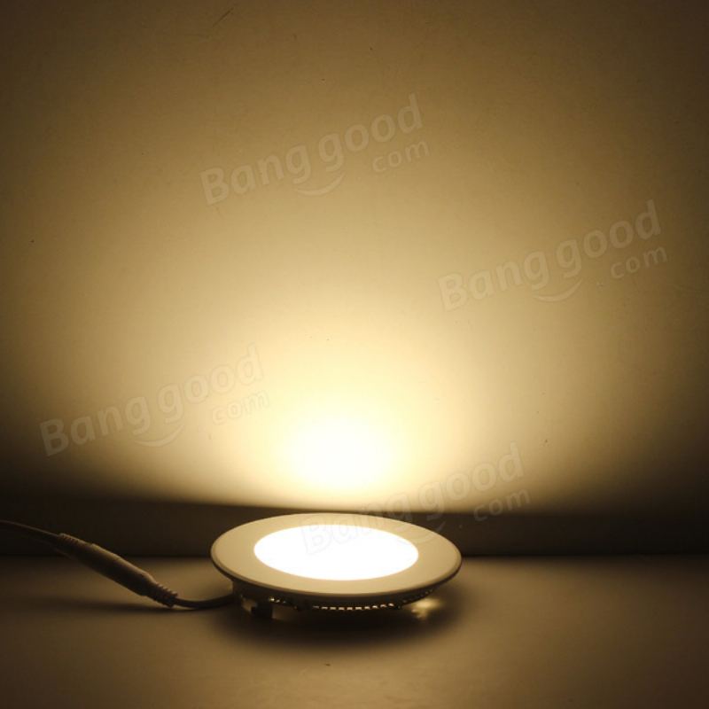 6w Kulatý Stropní Ultra Tenký Panel Led Podsvícení 85-265v