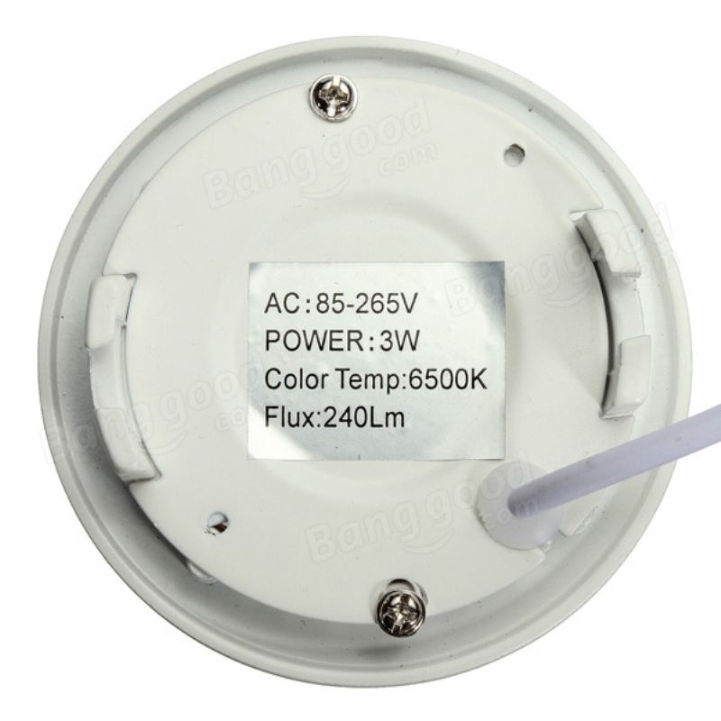 6w Kulatý Stropní Ultra Tenký Panel Led Podsvícení 85-265v