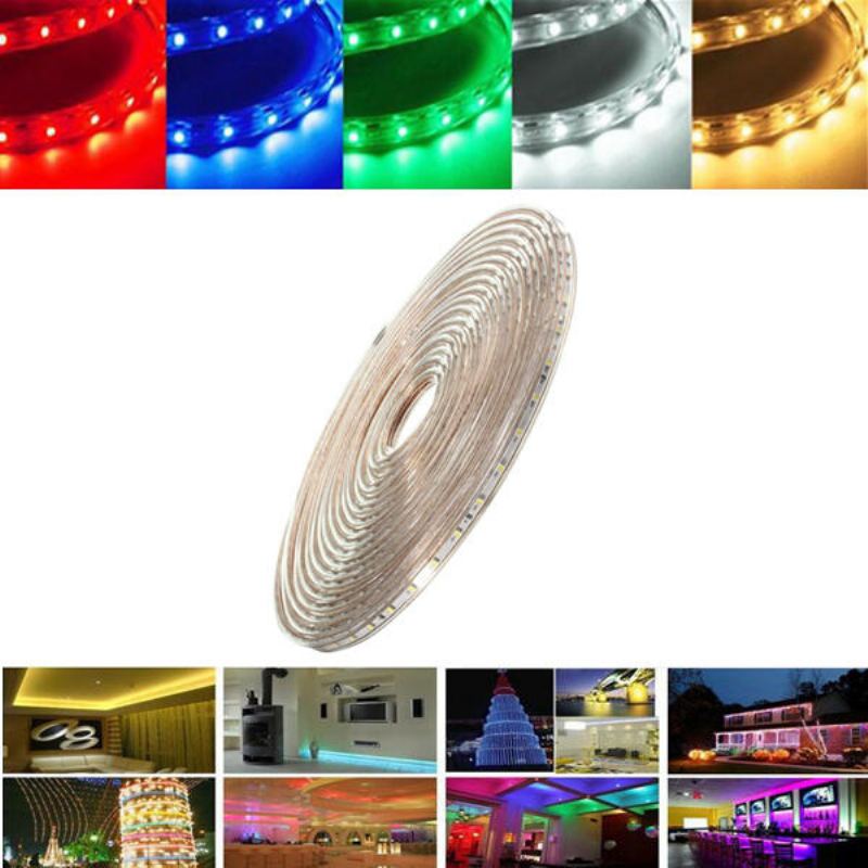 7m 24.5w Vodotěsný Ip67 Smd 3528 420 Led Pásek Světelný Lano Vánoční Večírek Venkovní Ac 220v