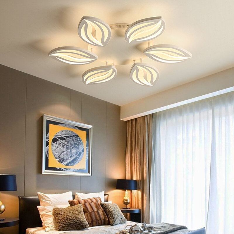 Ac110-220v 7200lm 660led Akrylová Stropní Lampa Dálkové Ovládání Ložnice Obývací Pokoj