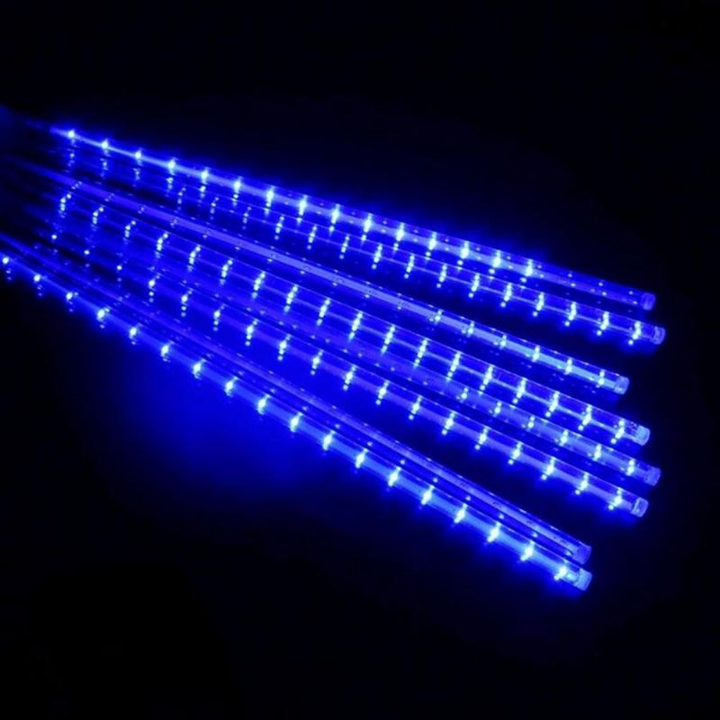 Ac110-240v 50cm Vodotěsný Ip65 180led Meteorická Sprcha Déšť 5 Trubic Řetězec Světlo Sváteční Večírek Vánoční Venkovní Výzdoba