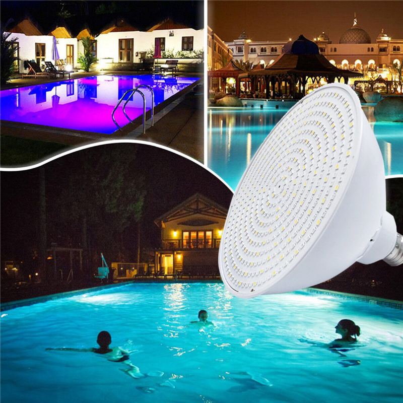 Ac120v E27 45w Rgbw Led Podvodní Žárovka Dálkové Ovládání Vodotěsné Bazénové Světlo Se Změnou Barvy