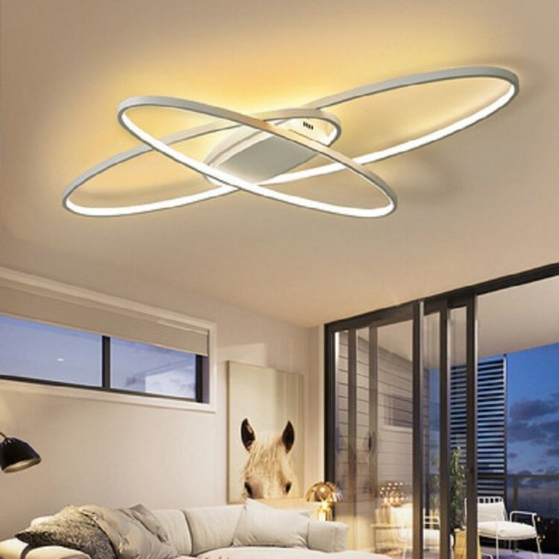 Ac220v-240v 85x62cm Jednoduché Postmoderní Stropní Světlo Atmosférické Led Osvětlení Pro Domácnost Do Obývacího Pokoje Nordic Creative Nové Lampy