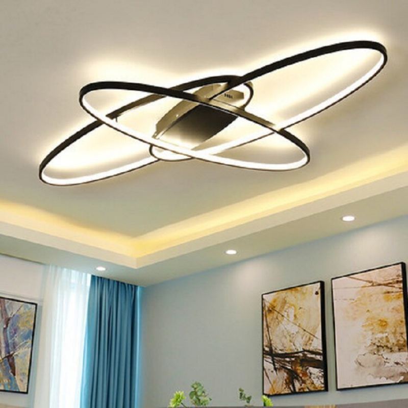 Ac220v-240v 85x62cm Jednoduché Postmoderní Stropní Světlo Atmosférické Led Osvětlení Pro Domácnost Do Obývacího Pokoje Nordic Creative Nové Lampy