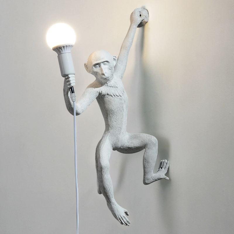 Anfeng Vintage Resin Konopné Lano Závěsné Svítidlo Monkey Lustr Průmyslové Retro Stropní Pro Jídelnu Obývací Pokoj Ložnice Bar Kavárna