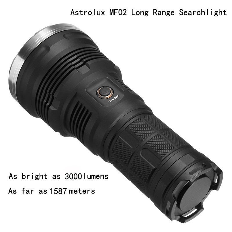 Astrolux Mf02 Xhp35 Hi 3000lm Cw Vyhledávací Led Svítilna S Dlouhým Dosahem 1587m