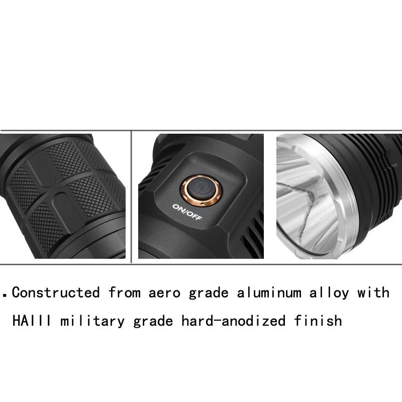 Astrolux Mf02 Xhp35 Hi 3000lm Cw Vyhledávací Led Svítilna S Dlouhým Dosahem 1587m