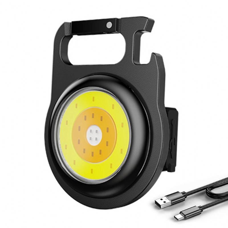 Bikight W890 Cob Led Mini Baterka Na Klíče Camping 500lm Klip Nouzová Pracovní Svítilna Pro Venkovní Kemping Příslušenství