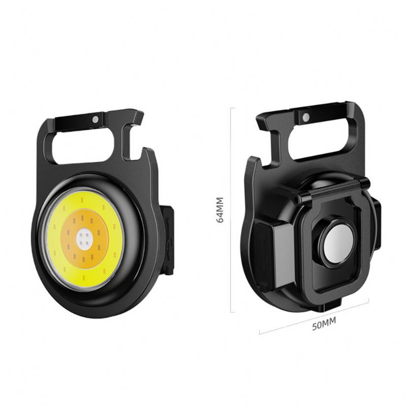Bikight W890 Cob Led Mini Baterka Na Klíče Camping 500lm Klip Nouzová Pracovní Svítilna Pro Venkovní Kemping Příslušenství