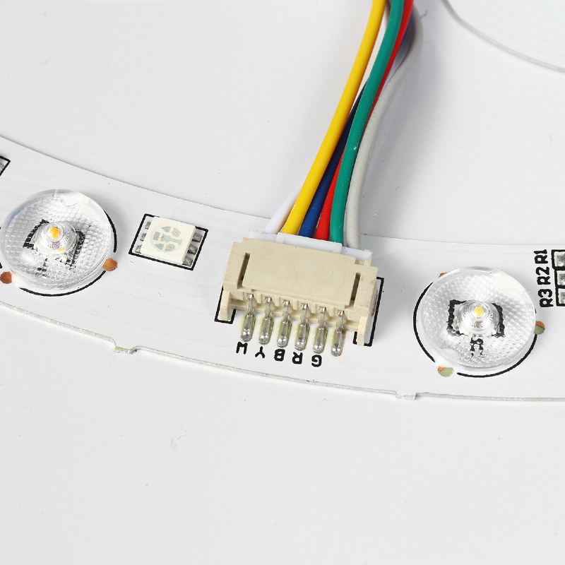 Bluetooth Wifi Led Rgb Hudební Stropní Lampa + Dálkové Ovládání Pro Kuchyň Ložnice Koupelna 85-265v/220v/110-220v