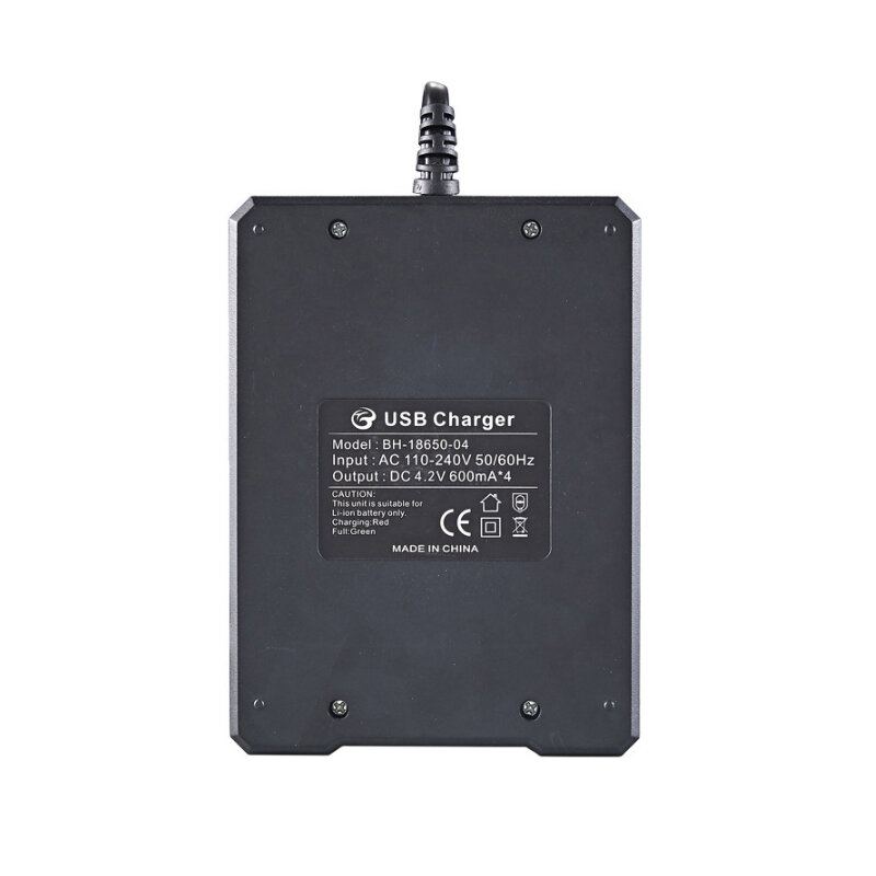 Bmax 4 Slot 18650/14500/16650/16340 Nabíječka Li-ion Baterií Eu Plug Přenosná Ac