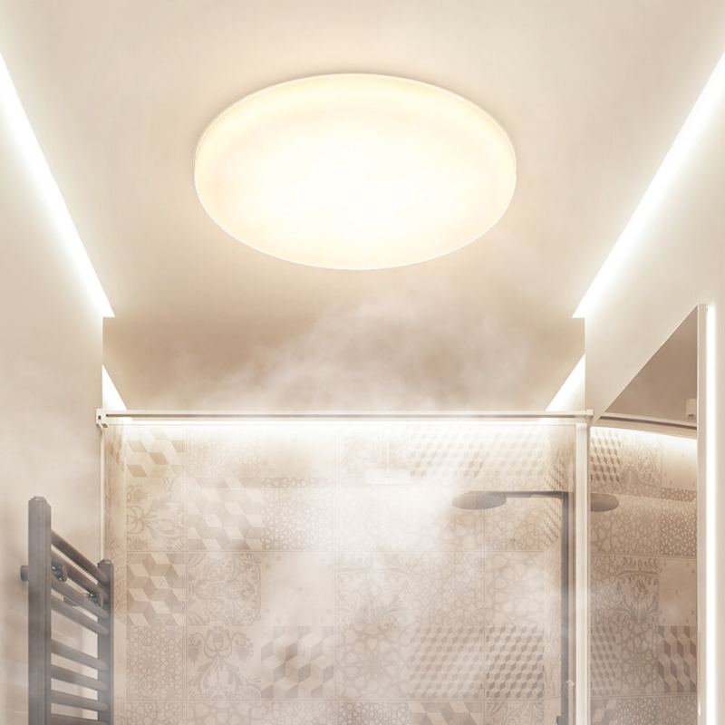 Bw-lt38 24w Led Kulaté Stropní Svítidlo 3-barevné Dálkové Ovládání S Teplotou Ip54 Vodotěsné