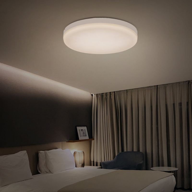 Bw-lt38 24w Led Kulaté Stropní Svítidlo 3-barevné Dálkové Ovládání S Teplotou Ip54 Vodotěsné