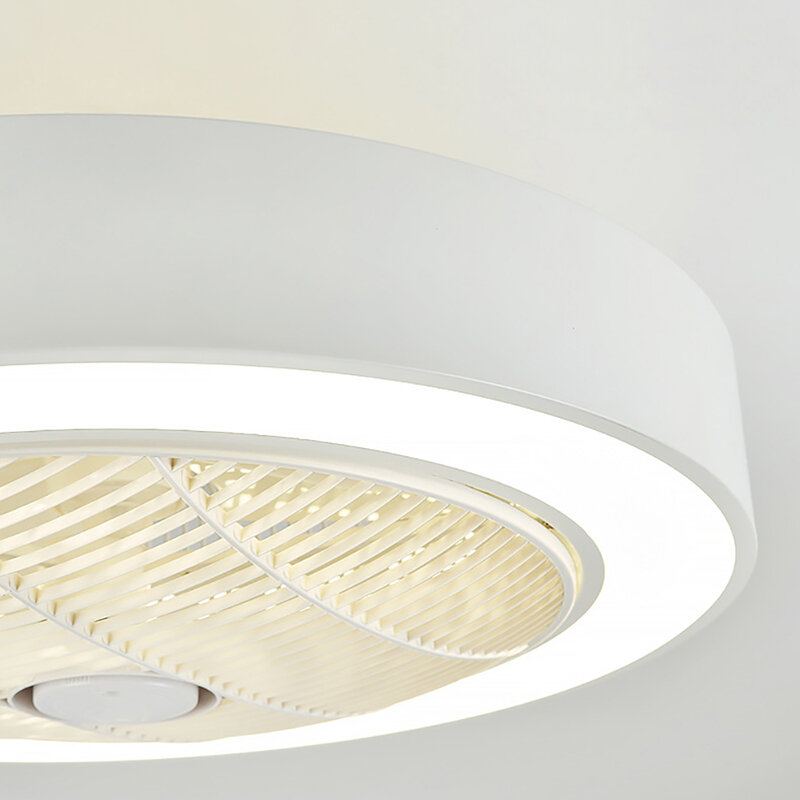 Chytrý Stropní Ventilátor S Dálkovým Ovládáním Mobilní Telefon Wi-fi Vnitřní Domácí Dekorace S Lehkým Moderním Osvětlením Kruhová Lampa