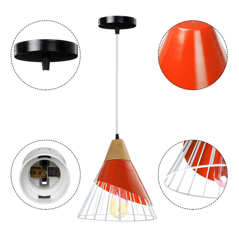 E26/e27 Moderní Severský Led Lustr Stropní Světlý Kovový Závěsná Lampa Cafe Bar