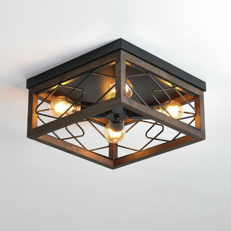 E26/e27 Zapuštěné Retro Stropní Svítidlo Vintage Industrial Lamp Obývací Pokoj Kuchyně 110-240v