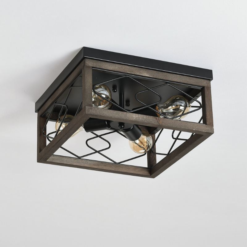 E26/e27 Zapuštěné Retro Stropní Svítidlo Vintage Industrial Lamp Obývací Pokoj Kuchyně 110-240v