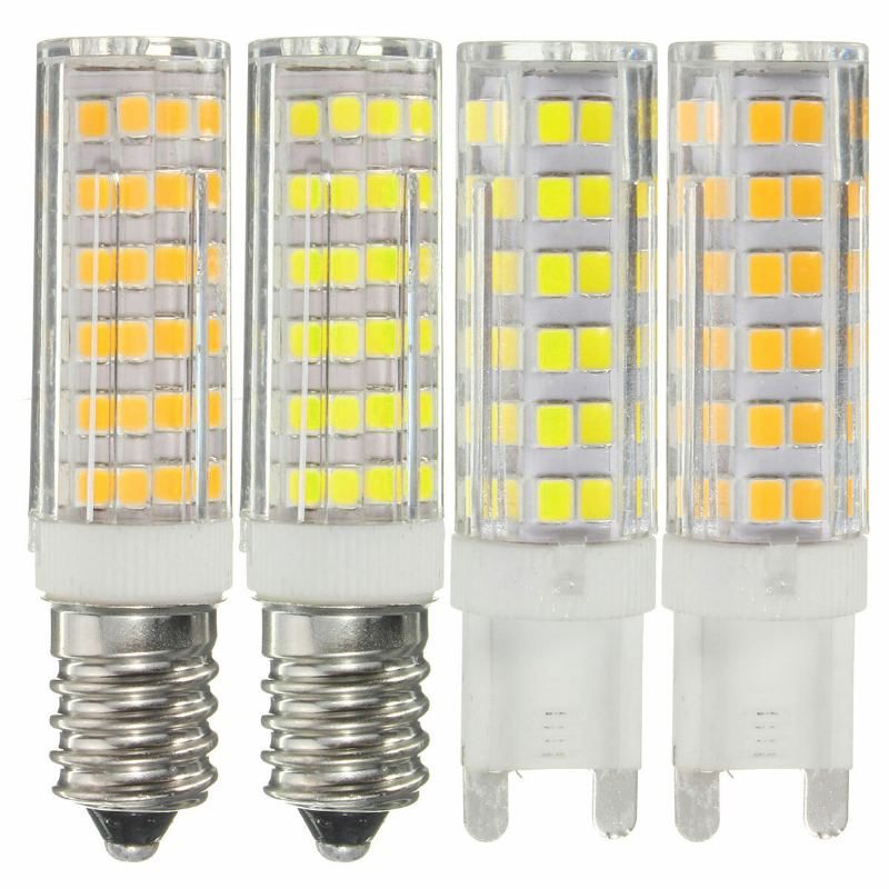 Kingso G9 E14 5.8w 220v Led Halogenová Žárovka 550lm Nestmívatelné 76smd 2835 Světelná Lampa 360°