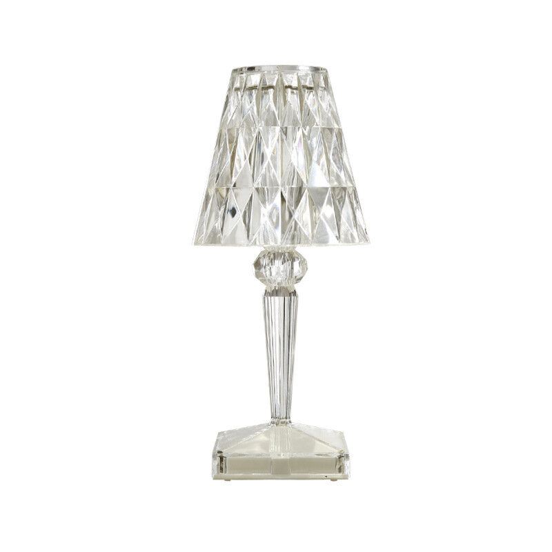 Křišťálová Stolní Lampa Ve Stylu Kartell Usb Dotykový Senzor Bar Světelný Dekor Lampy Do Restaurace Romantické Noční Svítidlo Postelová