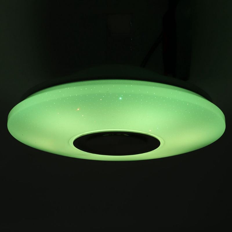 Moderní 60w Rgb Led Stropní Světlo Bluetooth Music Speaker Lamp Dálkové Ovládání App