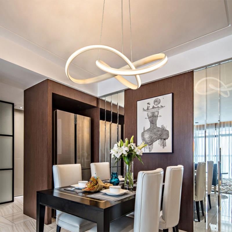 Moderní Umění Led Stropní Závěsné Světlo Lustrové Svítidlo Dekor Do Obývacího Pokoje