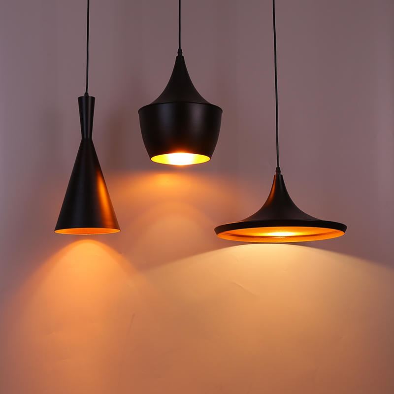 Přívěsek Beat Copper Shade Black/white Instrument Light 110-220v